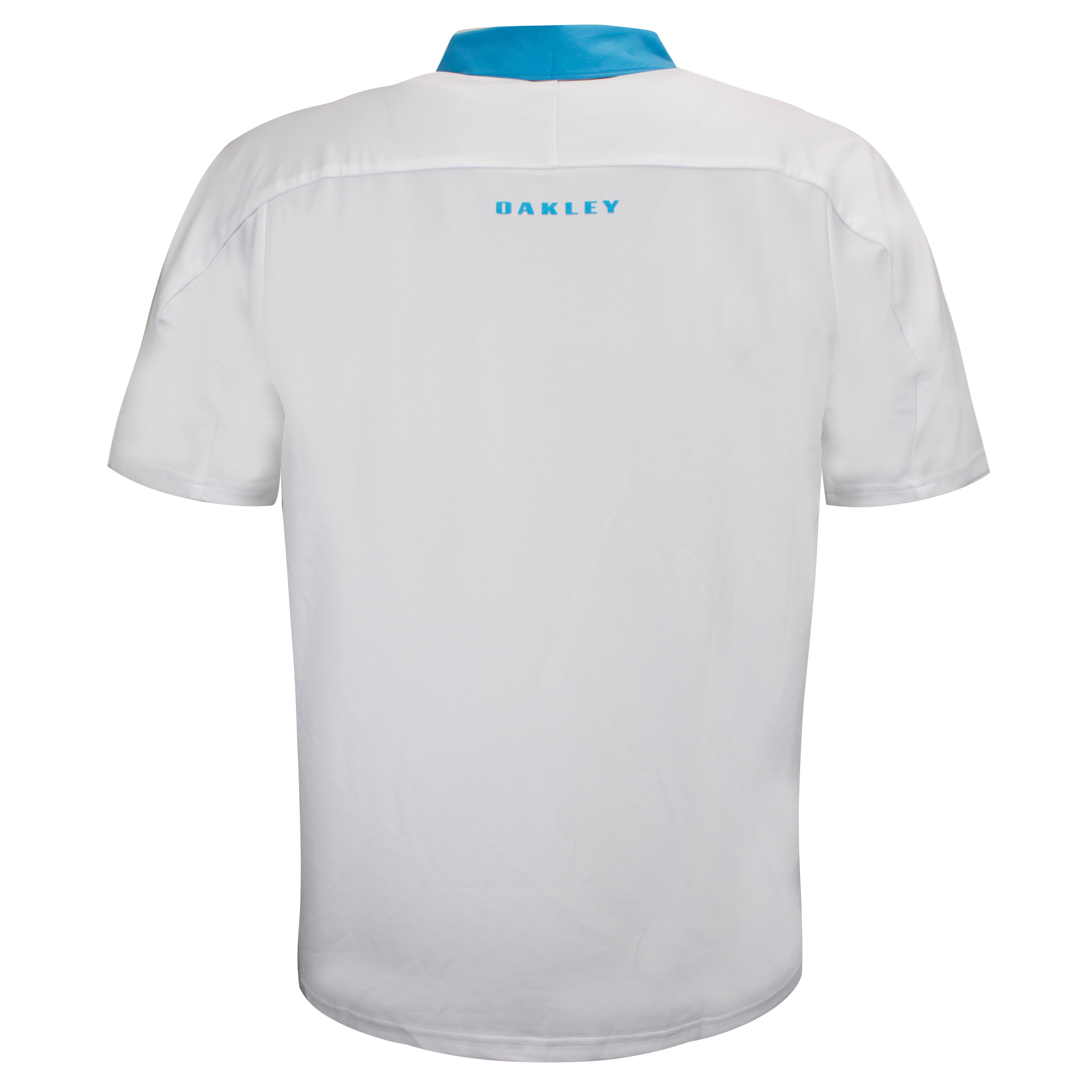 Oakley Raglan Mens White Polo Shirt