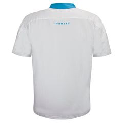 Oakley Raglan Mens White Polo Shirt