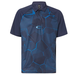 Oakley Mirror Graphic Mens Navy Golf Polo Shirt