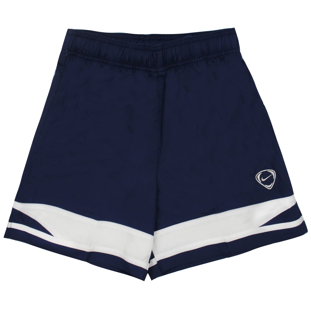 VINTAGE NIKE BOYS NAVY FOOTBALL SHORTS - BNWT