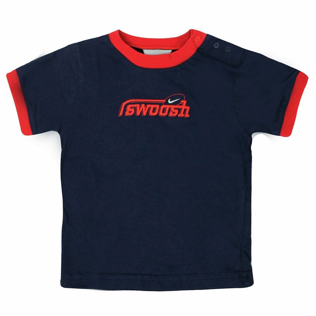 Nike Swoosh Kids Navy T-Shirt