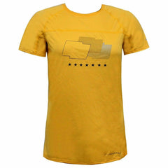 Nike Live Strong Short Sleeve Crew Neck Yellow Womens T-Shirt 481573 703