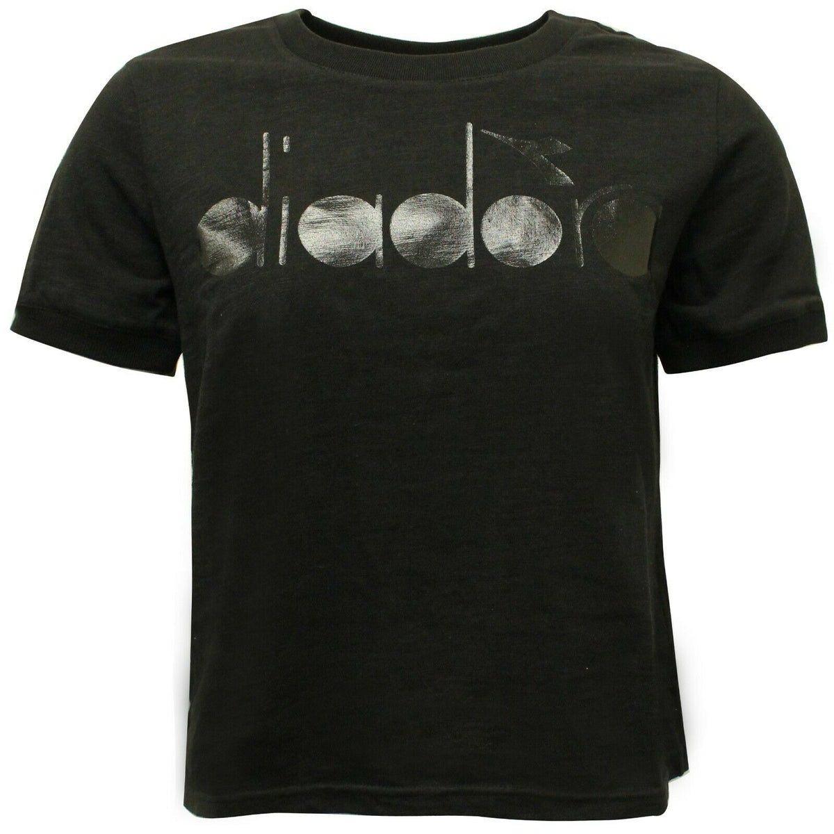 Diadora Sportswear Womens Black T-Shirt