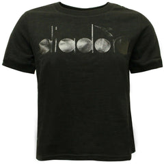Diadora Sportswear Womens Black T-Shirt