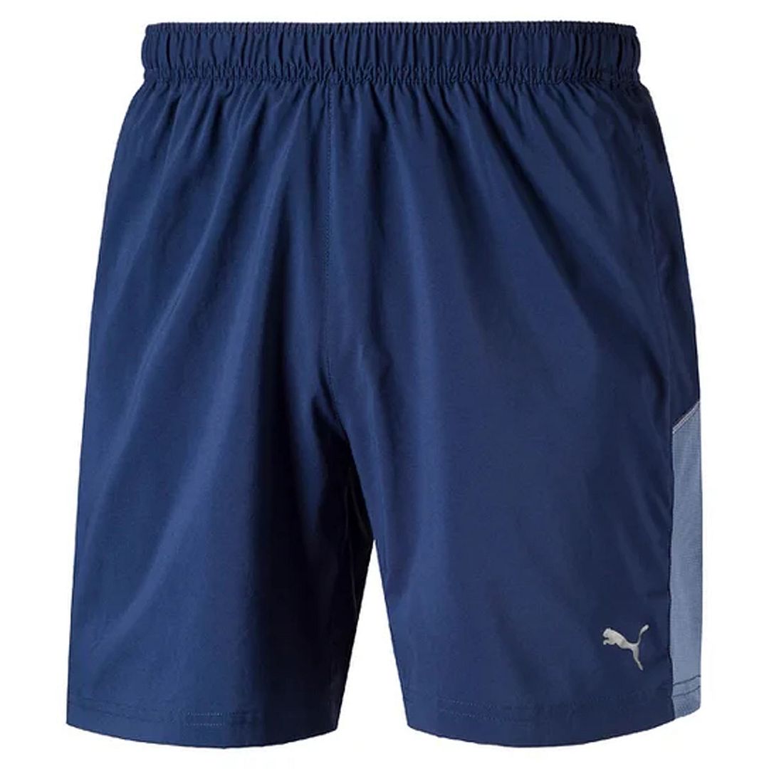 Puma Core-Run 7inch Stretch Waist Navy Blue Mens Running Shorts 515013 10