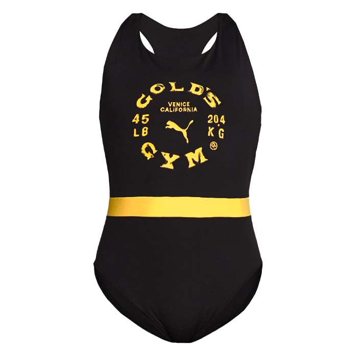 Puma x Gold's Gym Black Bodysuit