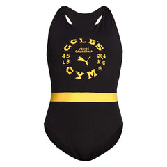 Puma x Gold's Gym Black Bodysuit