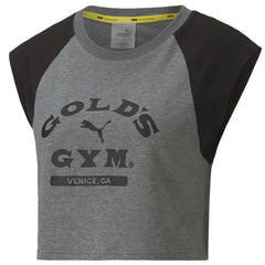 Puma x Gold's Gym Logo Cropped Top - Womens