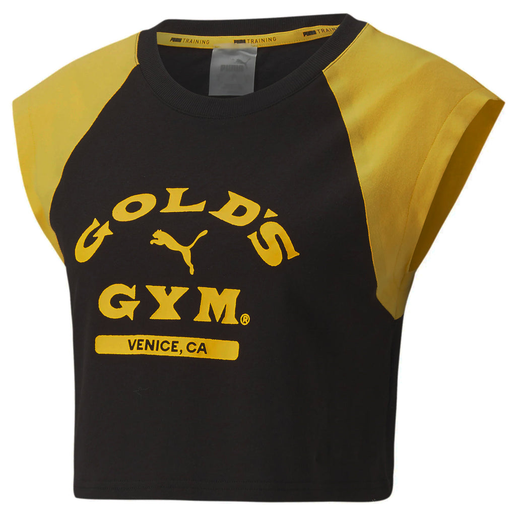 Puma x Gold's Gym Logo Cropped Top - Womens