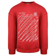 Puma x Michael Lau Mens Red Graphic Sweatshirt