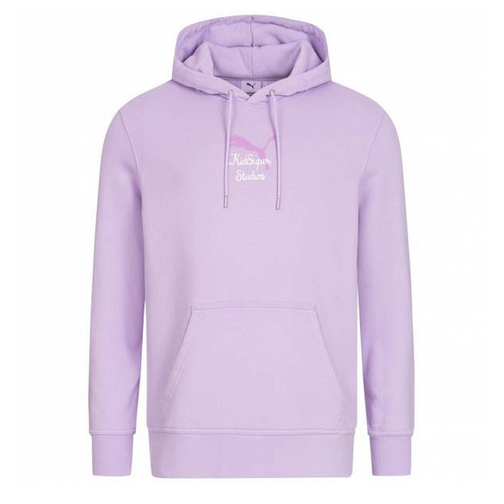 Puma x Kidsuper Studios Long Sleeve Lavender Pullover Mens Hoodie 530408 16