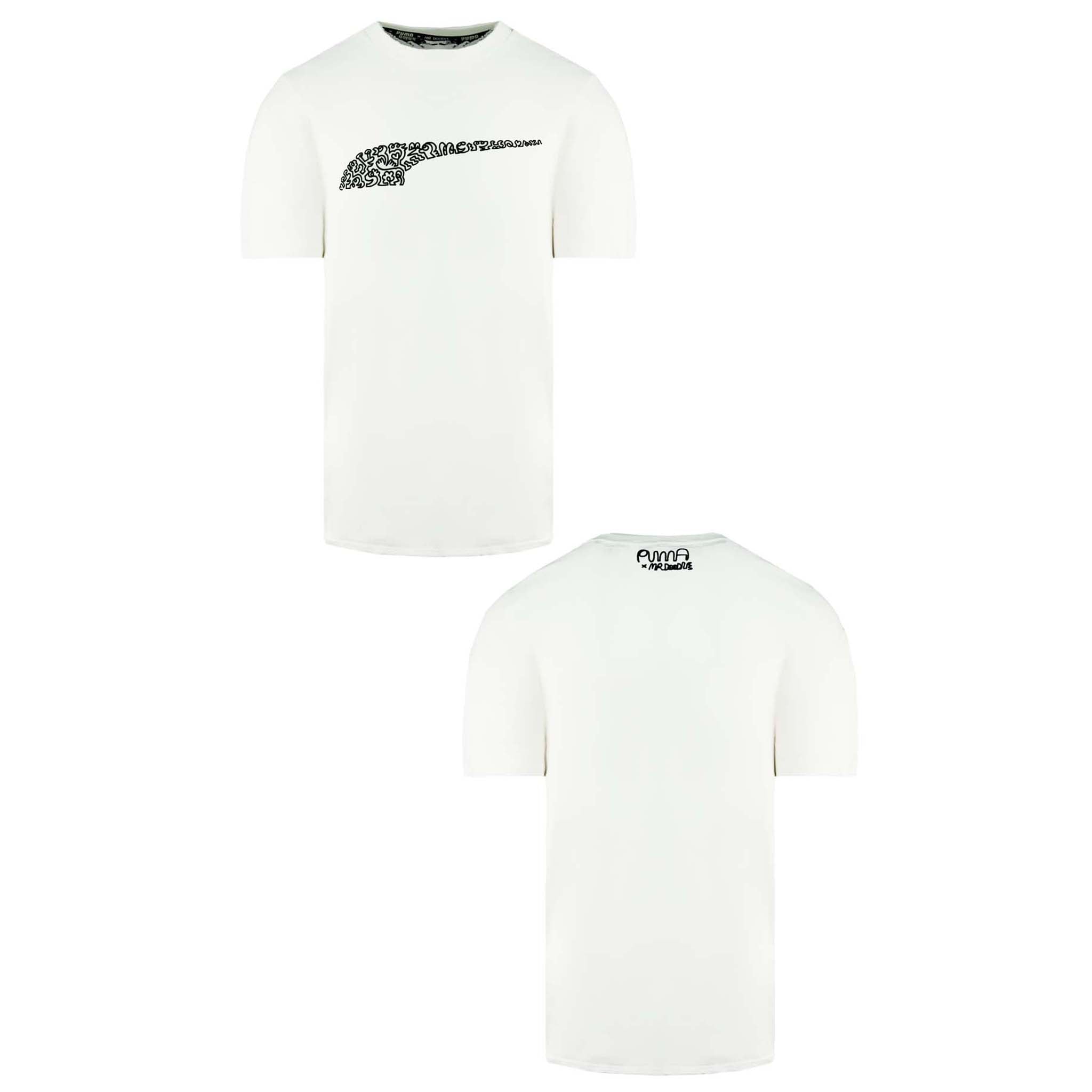 Puma x Mr. Doodle Mens White T-Shirt