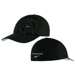 Nike Swoosh Battlegrounds Black Graphic Logo Mens Cap 530837 010