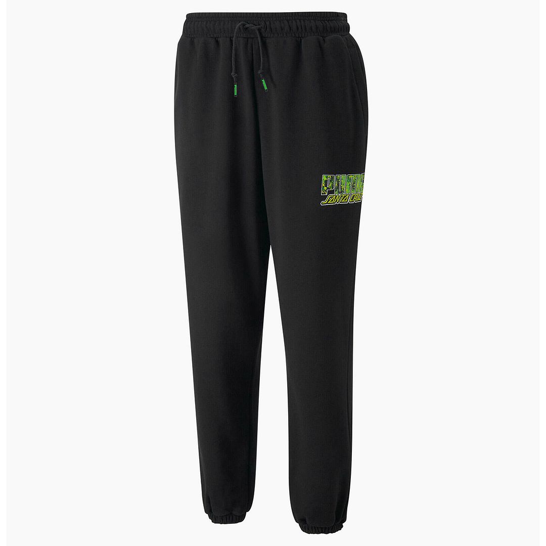 Puma x Santa Cruz Graphic Logo Mens Black Track Pants