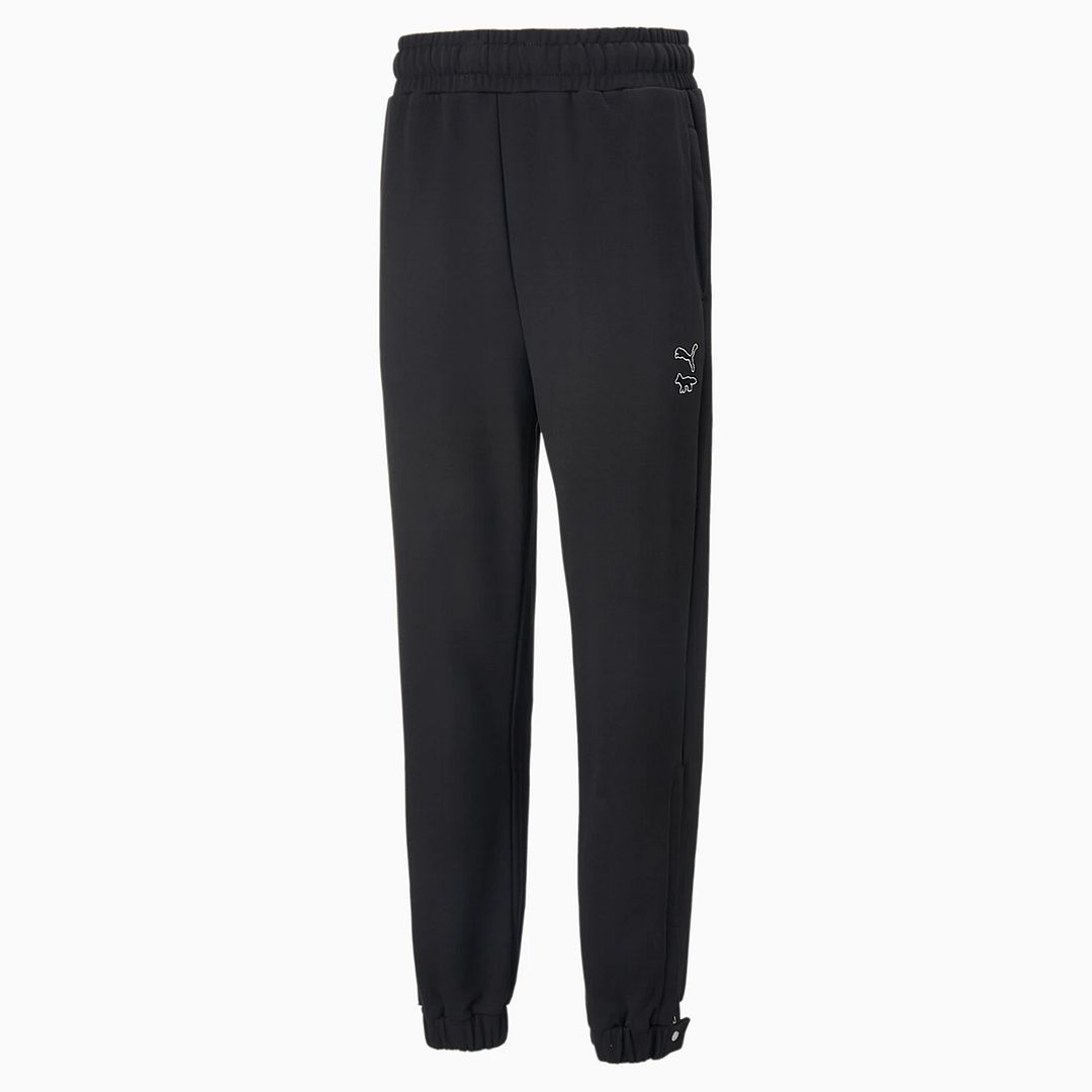 Puma x Maison Kitsune Mens Black Track Pants