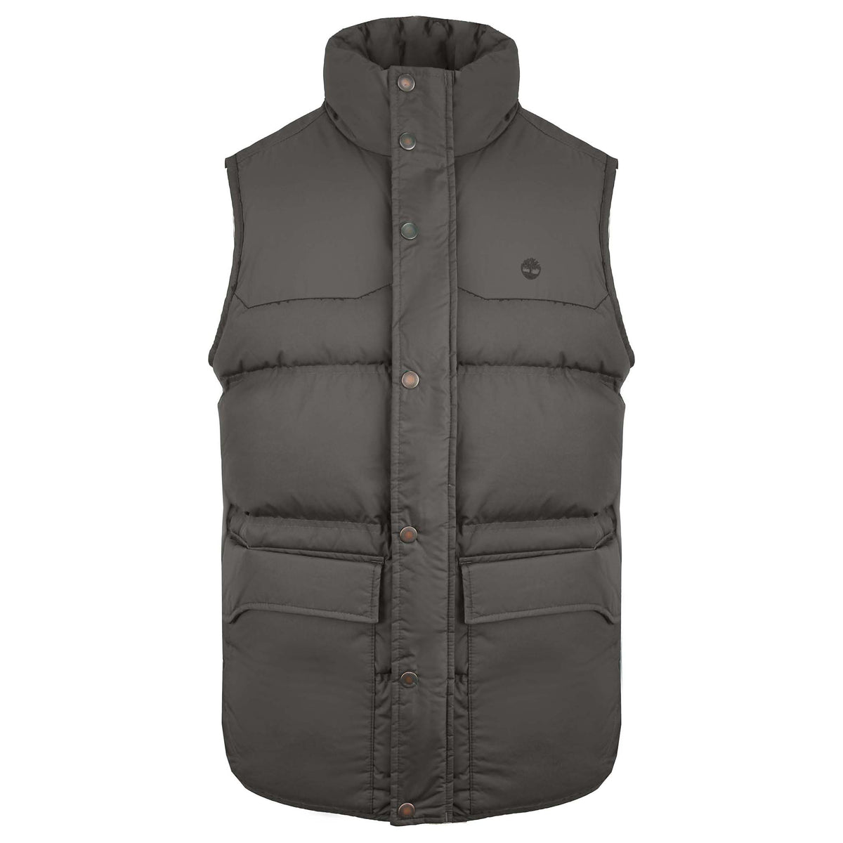 Timberland Goose Eye Zip Up Grey Mens Mountain Vest 5469J 041