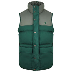 Timberland Gosse Eye Zip Up Green Mens Mountain Gilet 5469J 344