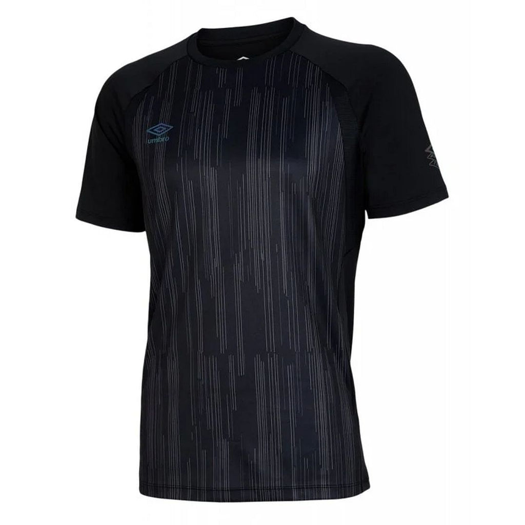 Umbro Short Sleeve Pro Training Elite Mens Black Graphic Jersey