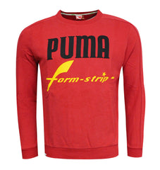 Puma Formstrip Mens Red Sweater