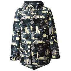 Puma x BWGH Long Sleeve Zip Up Camouflage Mens Fishtail Parka Jacket