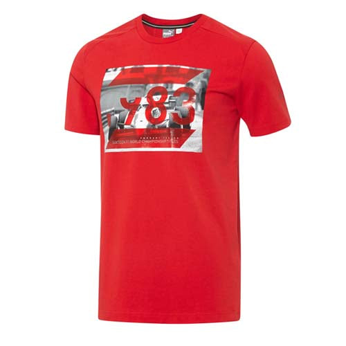 Puma Scuderia Ferrari Mens Red T-Shirt