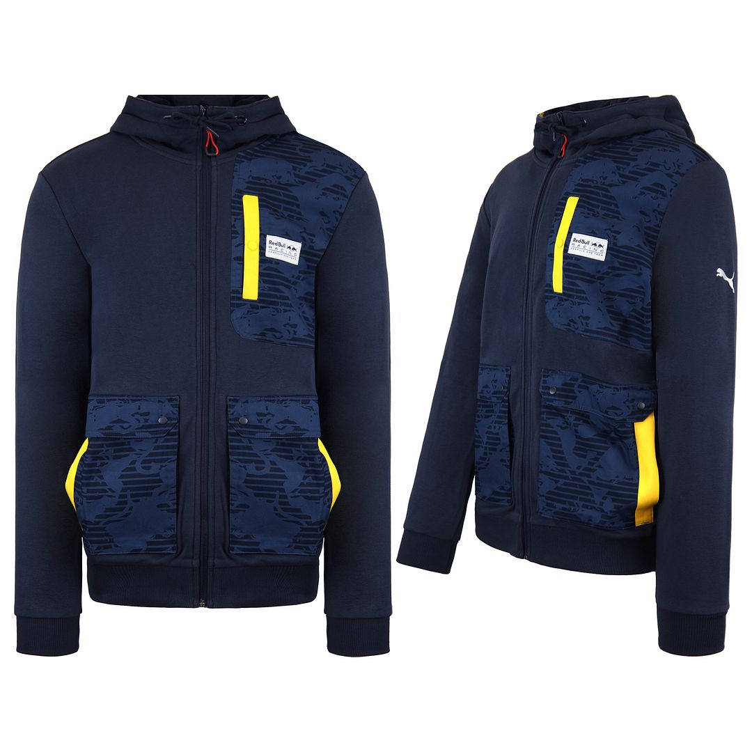 Puma Red Bull Racing Mens Navy Track Jacket