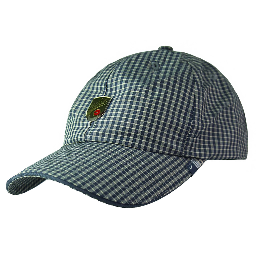 Nike Retro Checkered Mens Blue Cap