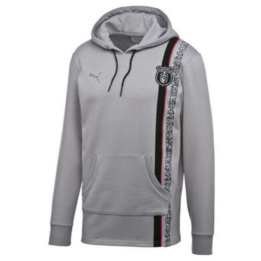 Puma x Trapstar Long Sleeve Pullover Grey Mens Hoodie 574032 74