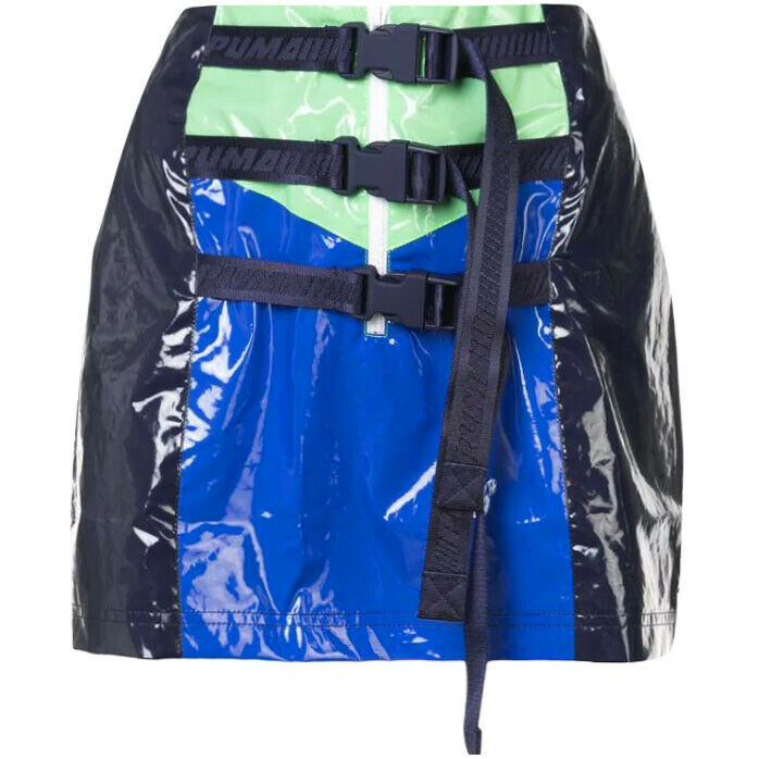 Puma x Rihanna Fenty Womens Blue Mini Skirt