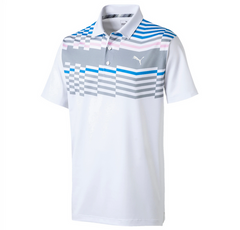 Puma DryCell Road Map Performance Fit Multicolour Men Golf Polo Shirt 577880 03