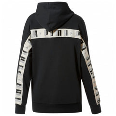 Puma Womens Revolt Hoodie Taped Logo Jumper Black 578339 01