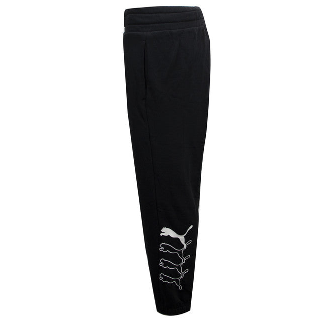 Puma Womens Rebel Track Pants Graphic Logo Casual Joggers Black 582833 01