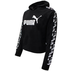 Puma Logo Womens Black Hoodie