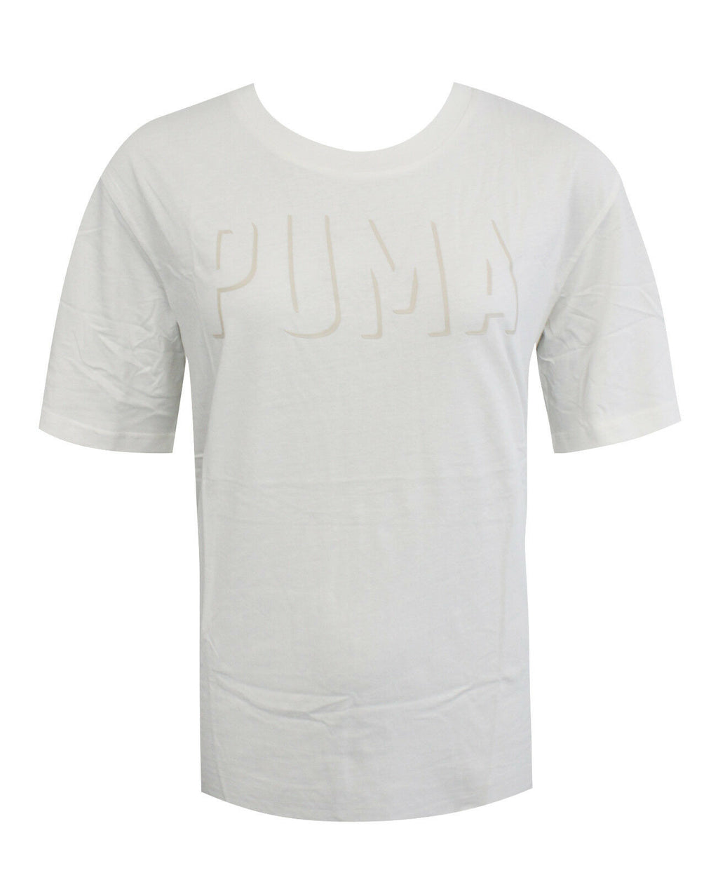 Puma Fusion Elongated Womens White T-Shirt