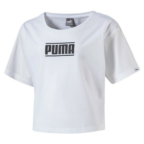 Puma Style Logo Kids White Top