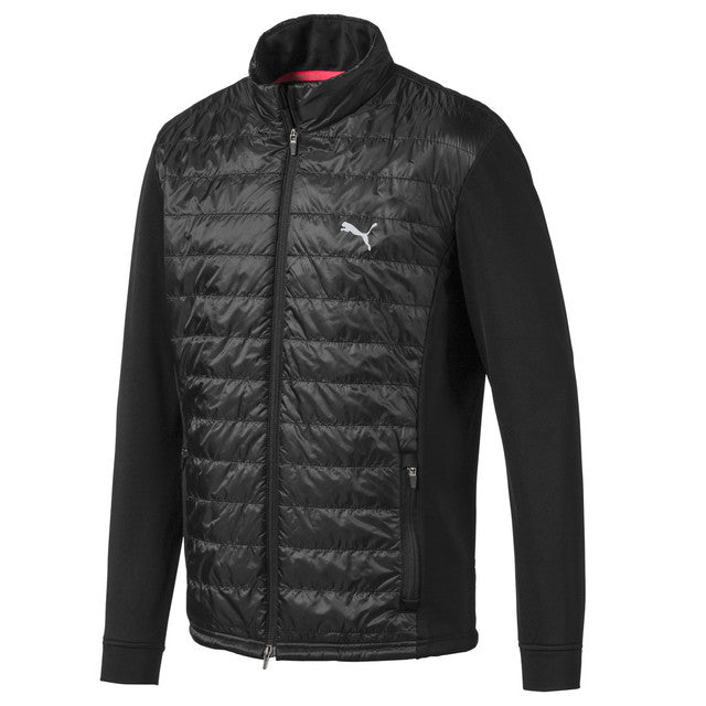 Puma Quilted Primaloft Mens Black Golf Jacket