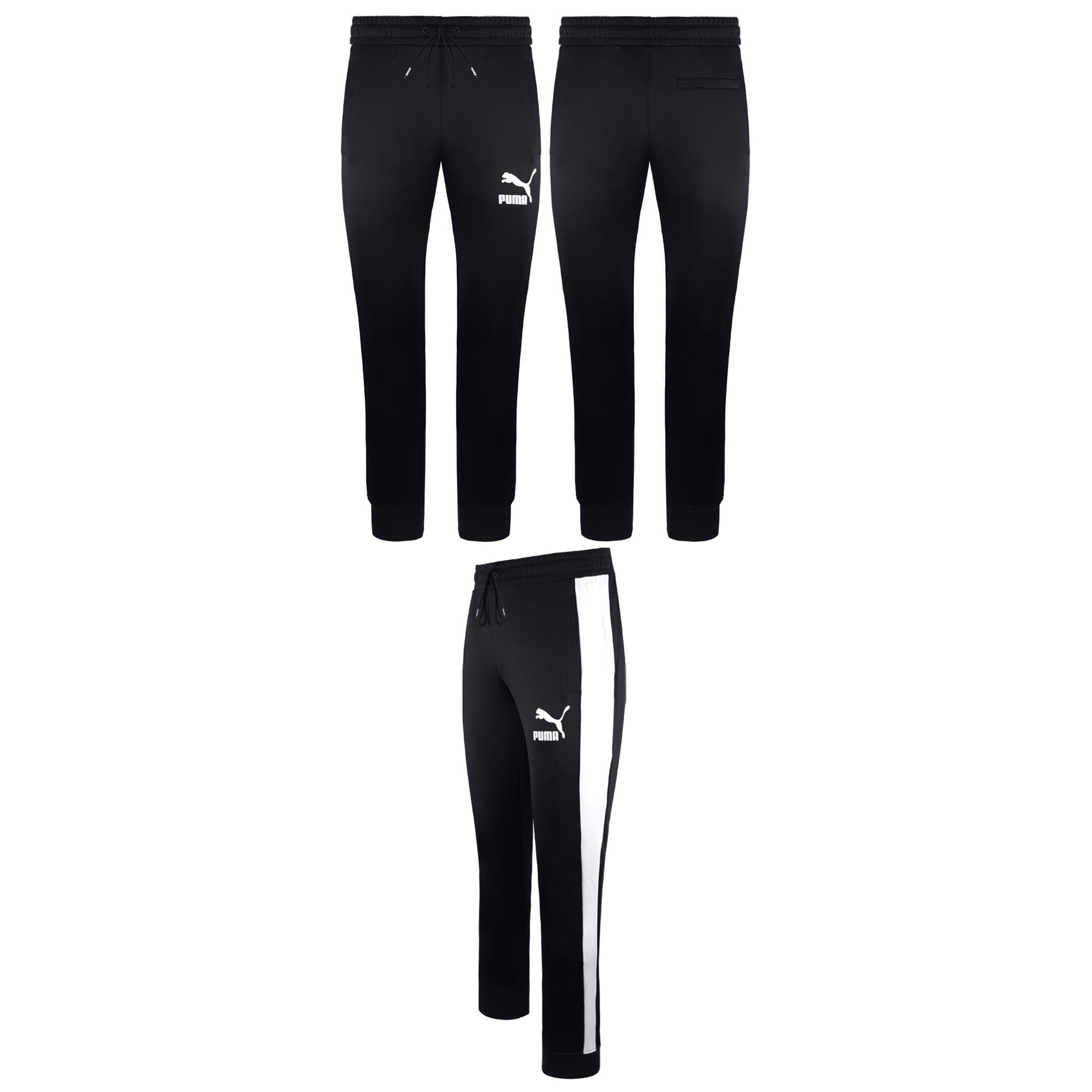 Puma Iconic T7 Mens Black Track Pants