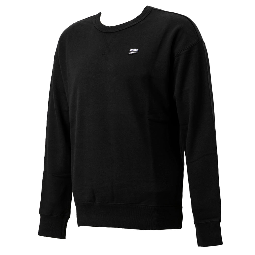 Puma Logo Street Style Mens Black Sweater