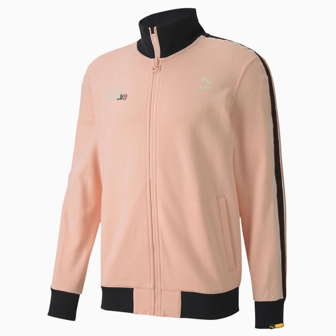 Puma x Randomevent Long Sleeve Zip Up Pink Mens Track Jacket 596668 73