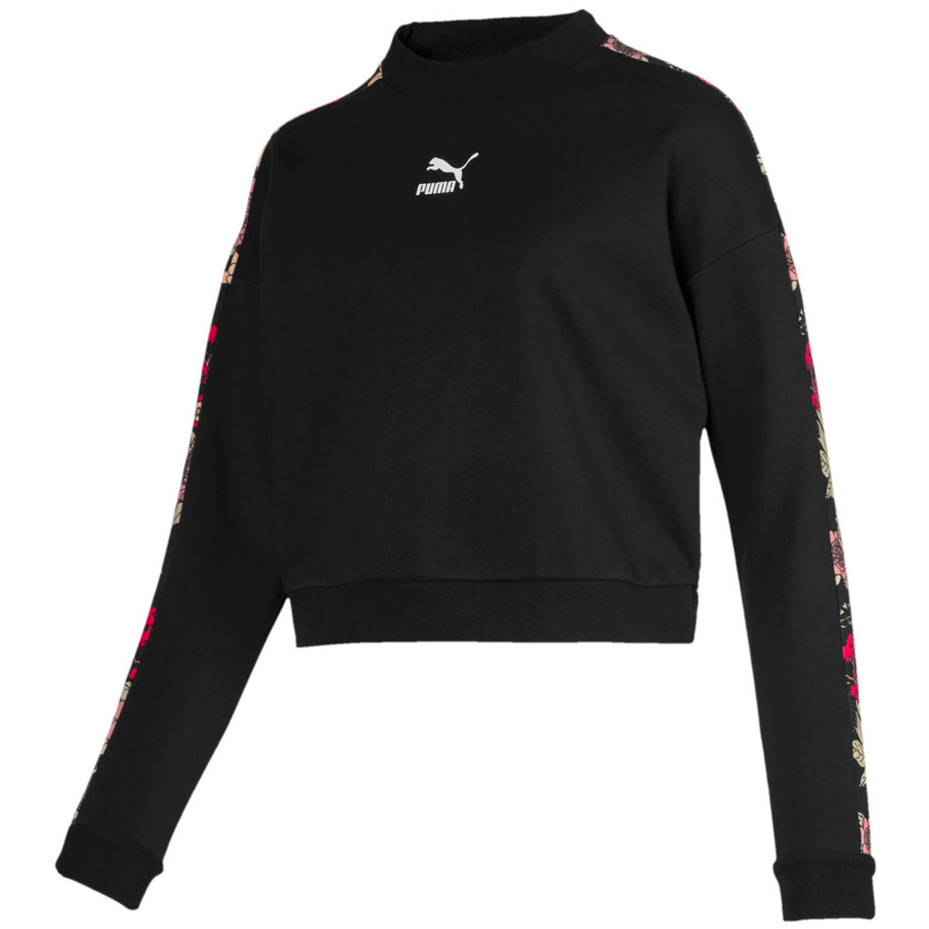 PumaTrend Graphic Black Sweatshirt - Womens