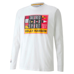 Puma TFS x Helly Hansen Long Sleeve Tee White Mens Top 597148 02