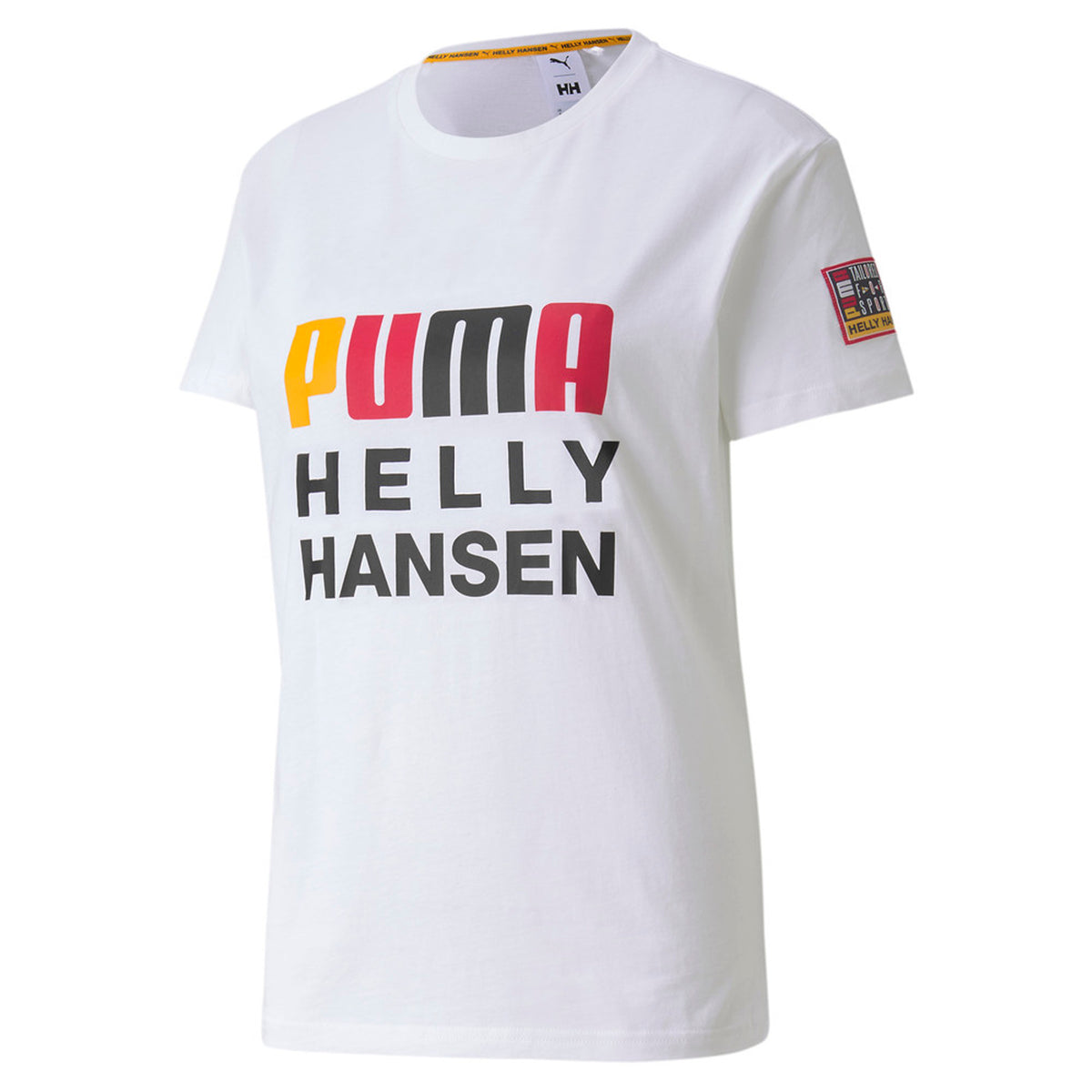 Puma TFS x Helly Hansen Logo White Graphic Womens T-Shirt 597150 02