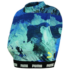 Puma x Central Saint Martins All Over Print CropTop Blue Women T-Shirt 597181 02