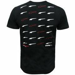 Puma Logo Mens Black T-Shirt