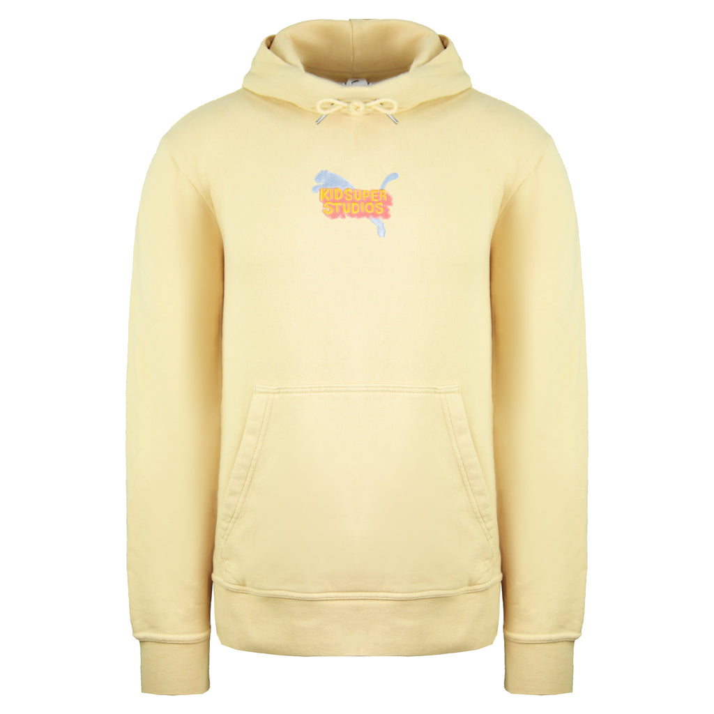 Puma x Kidsuper Studios Mens Peach/Honey Graphic Hoodie