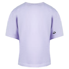 Puma x Mr Doodle Lilac Womens Cropped T-Shirt