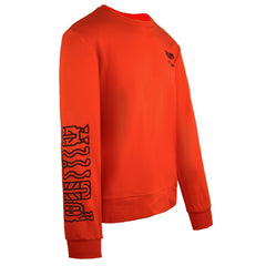 Puma x Mr Doodle Mens Red Graphic Sweatshirt