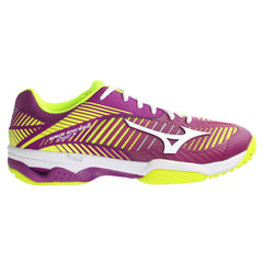 Mizuno Tennis Wave Exceed Tour 3 AC Purple Womens Trainers