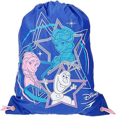 Speedo 12L Printed Disney Frozen Juniors Blue/Pink Swimming Bag