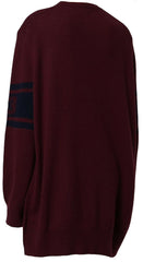 Puma Fenty By Varsity Letter Oversized Burgundy Jumper